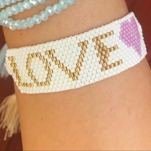 Jewerly Miyuki Beautiful love bracelet